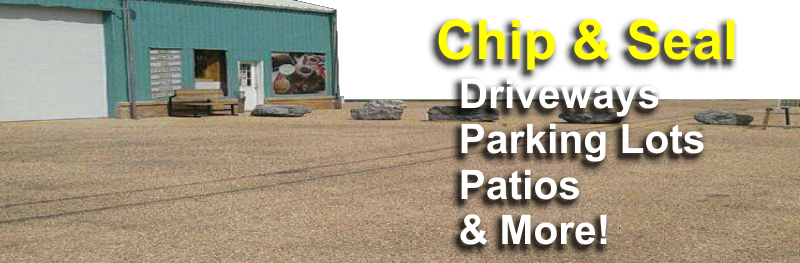 Chip and Seal Parking Lot